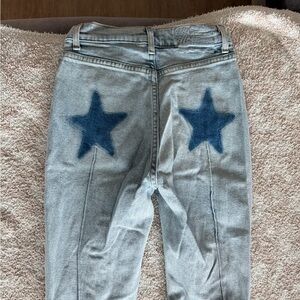 REVICE Blue Star Straight Leg Jeans